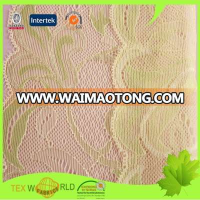 wholesale lace viscose polyamide elastane fabric for underwear