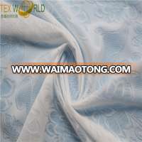 Softness white flower jacquard mesh 80% polyamide 20% elastane fabric for underwear/bra