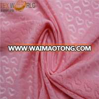 Super soft love heart jacquard stretch mesh 80% polyamide 20% elastane fabric for underwear/bra